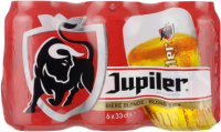 Jupiler set van 6 blikjes á 0,33 liter